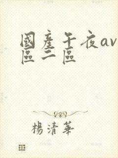国产午夜av一区二区