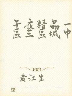 午夜精品一区二区三区城中村