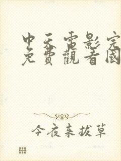 中天电影完整版免费观看国语版