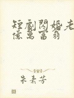 短剧闪婚老公是亿万富翁