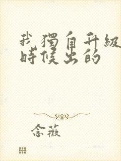 我独自升级什么时候出的