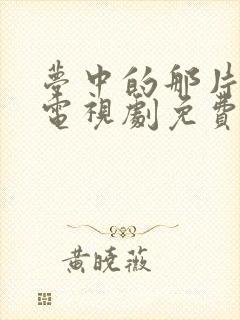 梦中的那片海 电视剧免费观