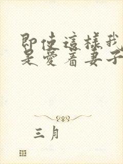 即使这样我也还是爱着妻子