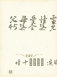 父母爱情电视剧45集全集免费