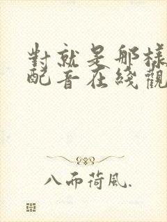 对就是那样国语配音在线观看