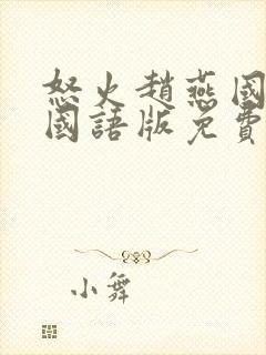 怒火赵燕国电影国语版免费播放