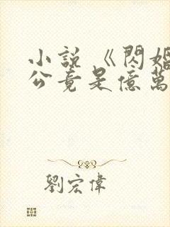 小说 《闪婚老公竟是亿万总裁》