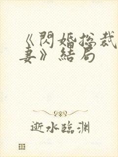 《闪婚总裁契约妻》结局