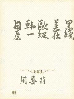 日韩欧美黑人国产一级在线