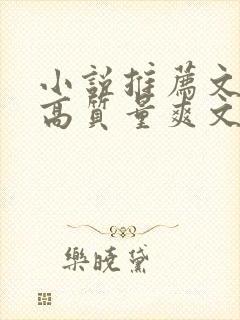 小说推荐文笔好高质量爽文