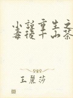 小说重生之将门毒后千山茶客外传封面