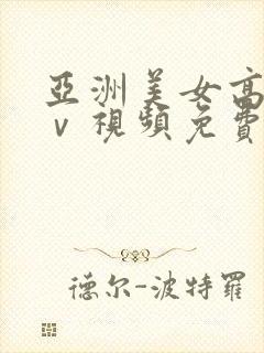 亚洲美女高清aⅴ视频免费