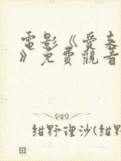 电影《爱来爱去》免费观看