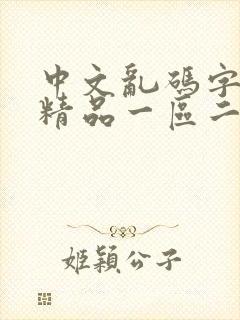 中文乱码字字幕精品一区二区三区