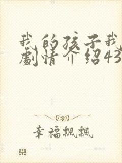 我的孩子我的家剧情介绍43封面