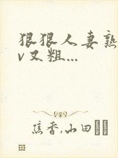 狠狠人妻熟妇av又粗...