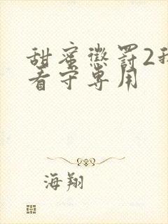 甜蜜惩罚2我是看守专用封面