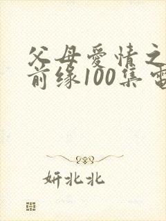 父母爱情之再续前缘100集电视剧