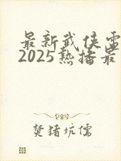 最新武侠电视剧2025热播最火