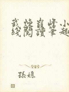 武炼巅峰小说在线阅读笔趣阁封面