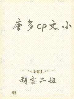 唐多cp文小说封面