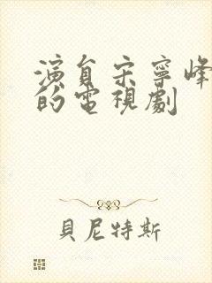 演员宋宁峰演过的电视剧