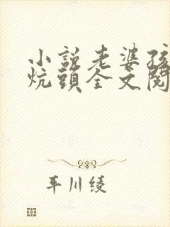 小说老婆孩子热炕头全文阅读