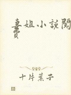 妻姐小说阅读免费