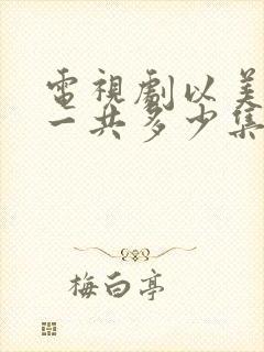 电视剧以美之名一共多少集