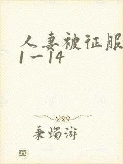 人妻被征服沦陷1一14