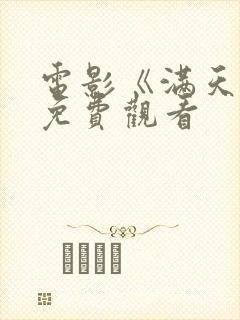 电影《满天星》免费观看