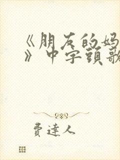 《朋友的妈妈5 》中字头歌词