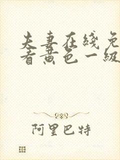 夫妻在线免费观看黄色一级大片