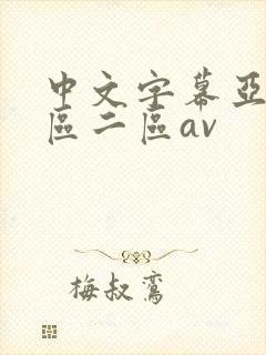 中文字幕亚洲一区二区av