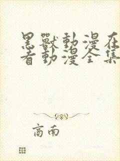 黑兽动漫在线观看动漫全集