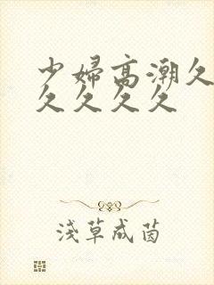 少妇高潮久久久久久久久