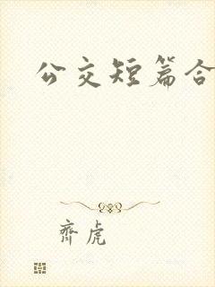 公交短篇合集封面