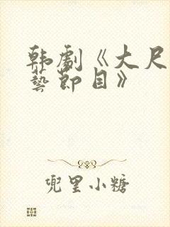 韩剧《大尺度综艺节目》