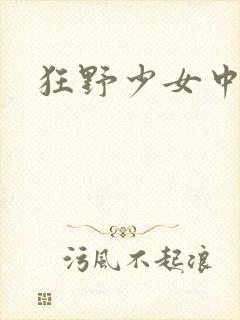 狂野少女中文版封面