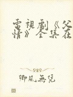 电视剧《父母爱情》全集在线观看