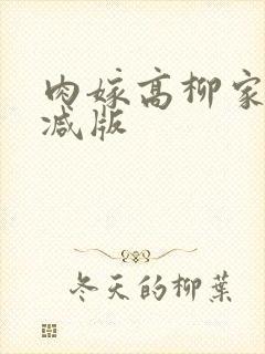 肉嫁高柳家无删减版