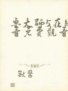 鲁大师5在线观看免费观看电视剧