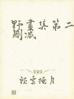 野画集第二季无删减封面