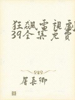 狂飙电视剧1 39全集免费看