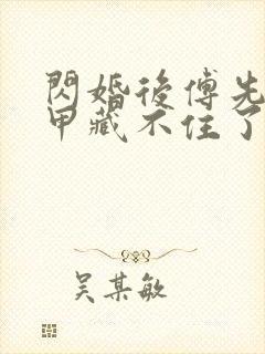 闪婚后傅先生马甲藏不住了