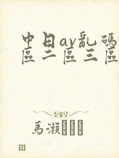 中日av乱码一区二区三区封面