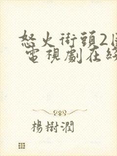 怒火街头2国语 电视剧在线播放