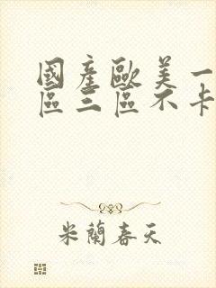 国产欧美一区二区三区不卡封面