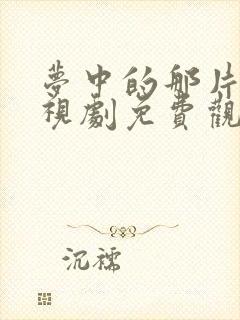 梦中的那片海电视剧免费观看全集高清