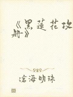 《黑莲花攻略手册》封面